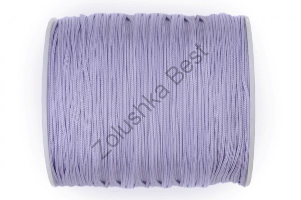 Шнур нейлоновый нежно-фиолетовый 1,2 мм