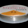 Силиконовая нить (спандекс - резинка для браслетов) 0,5 мм прозрачный Китай (аналог) 1 м