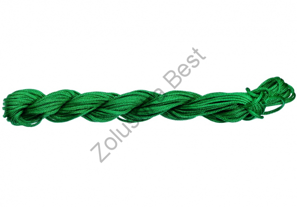 Шнур нейлоновый зеленый 1,4 мм