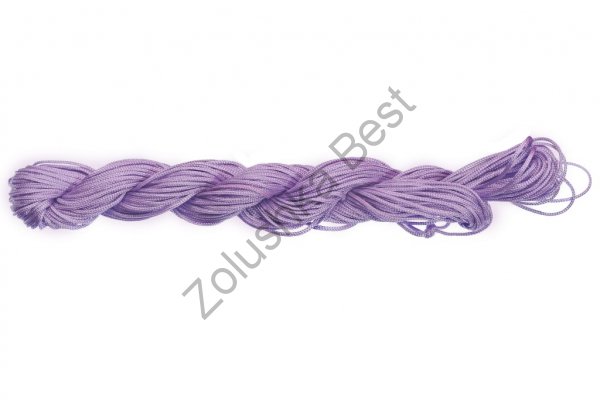 Шнур нейлоновый нежно-фиолетовый 1 мм, 25 м 