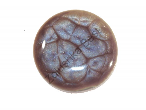 Кабошон из смолы, круглый, 18×18×4 мм