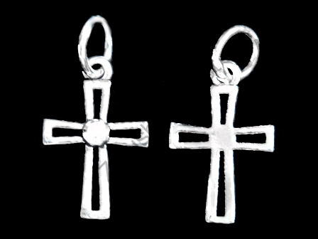 Подвеска крест, серебро 925