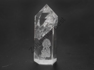 Кристалл из горного хрусталя "Лакшми" 58×17×22 мм