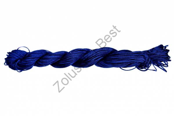 Шнур нейлоновый темно-синий 1 мм, 25 м 