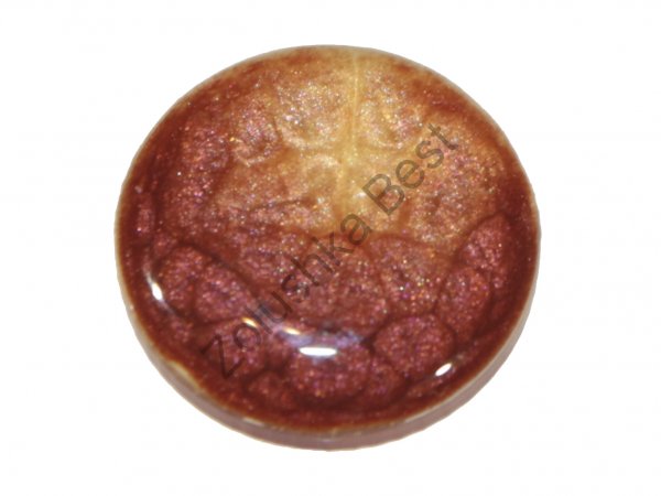 Кабошон из смолы, круглый, 18×18×4 мм 